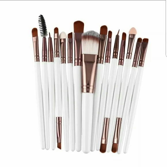 15pcs/set Makeup Brushes Sets Kit Eyelash Lip Foun - Picture 2 of 3